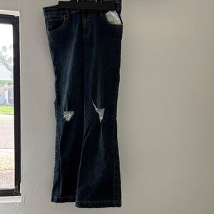 Girl’s Art Class Dark Blue Flare Jeans